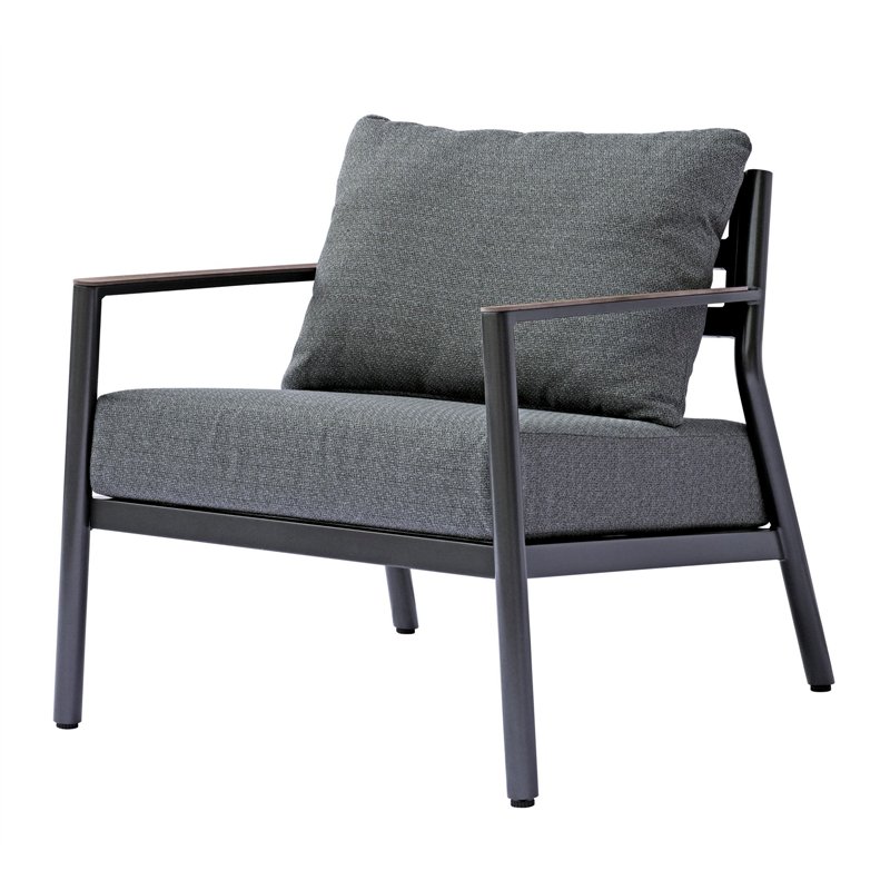 Greenwood Cadiz Aluminum Lounge Set - Anthracite