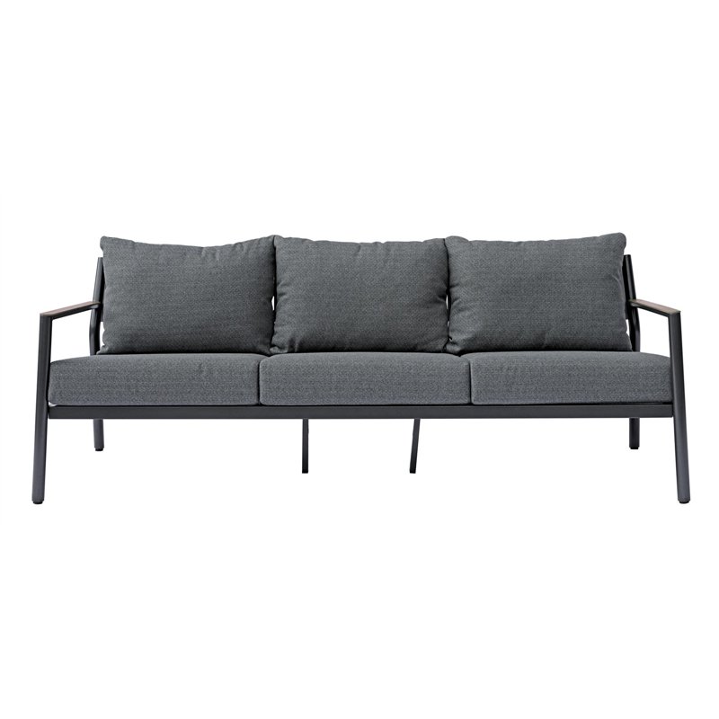 Greenwood Cadiz Aluminum Lounge Set - Anthracite