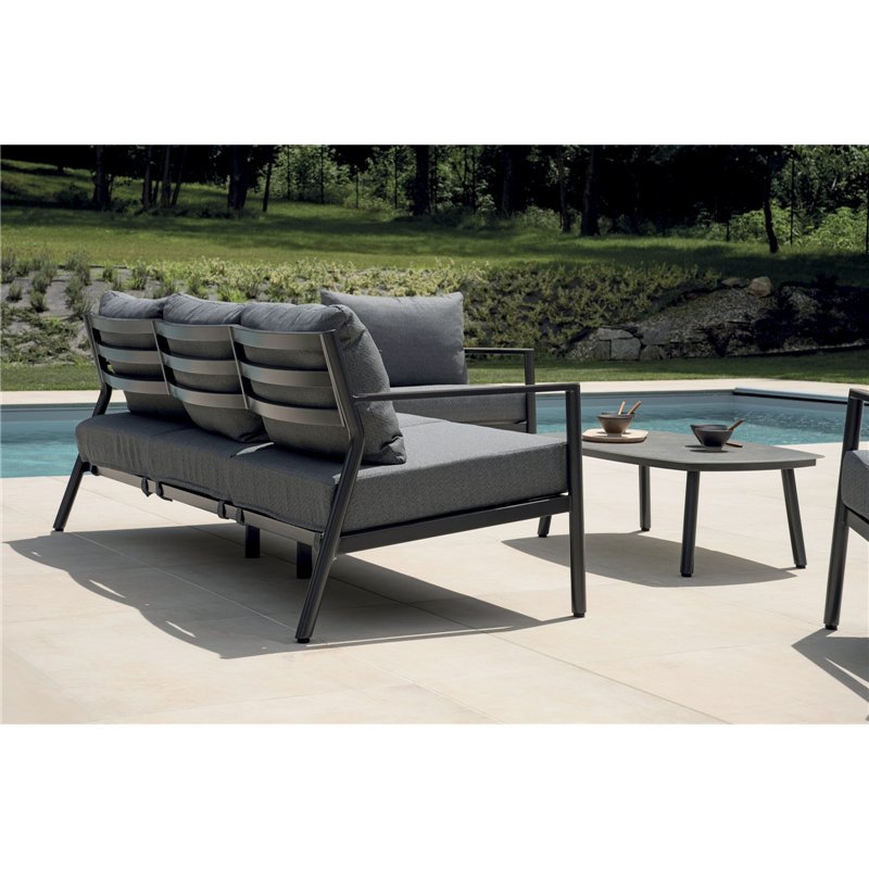 Set da Giardino Cadice In Alluminio - Antracite Greenwood
