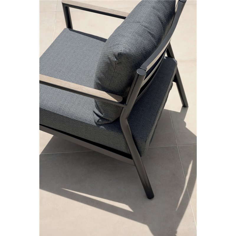 Set da Giardino Cadice In Alluminio - Antracite Greenwood