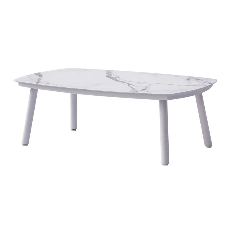 Set da Giardino Cadice In Alluminio - Bianco Greenwood