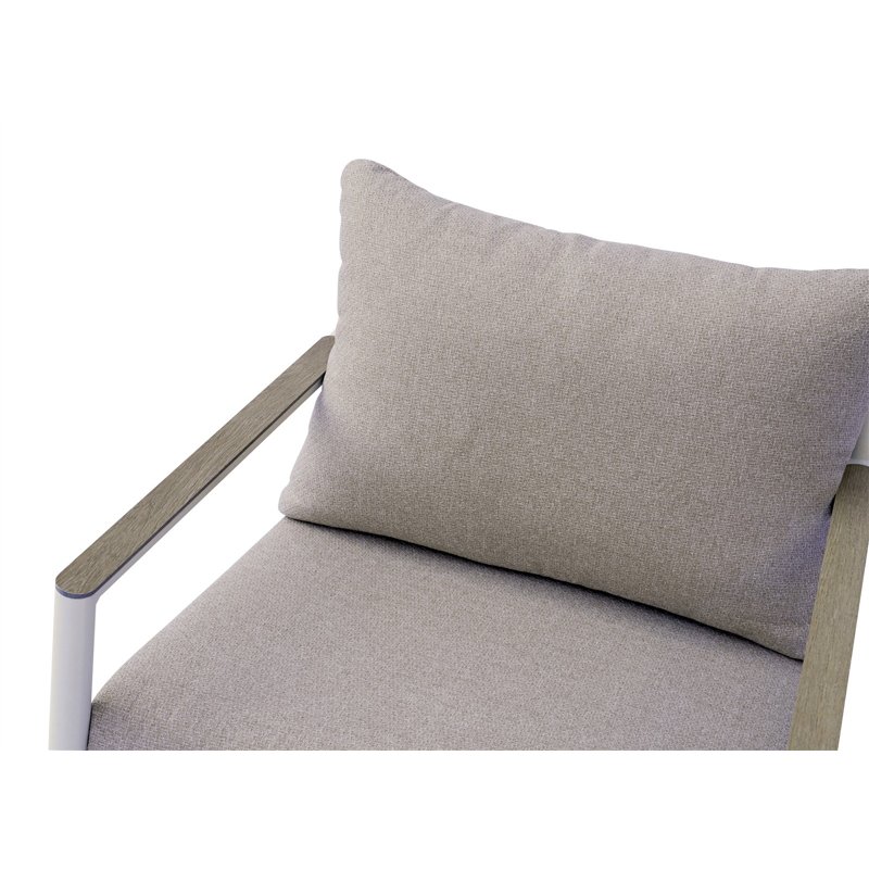 Greenwood Set Cadice In Alluminio - Bianco Greenwood Set Cadice In Alluminio - Bianco