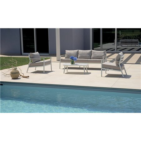 Set Cadice In Alluminio - Bianco