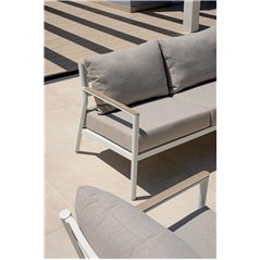 Set Cadice In Alluminio - Bianco