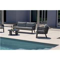 Set Santa Cruz In Alluminio - Corda Grigia - Antracite