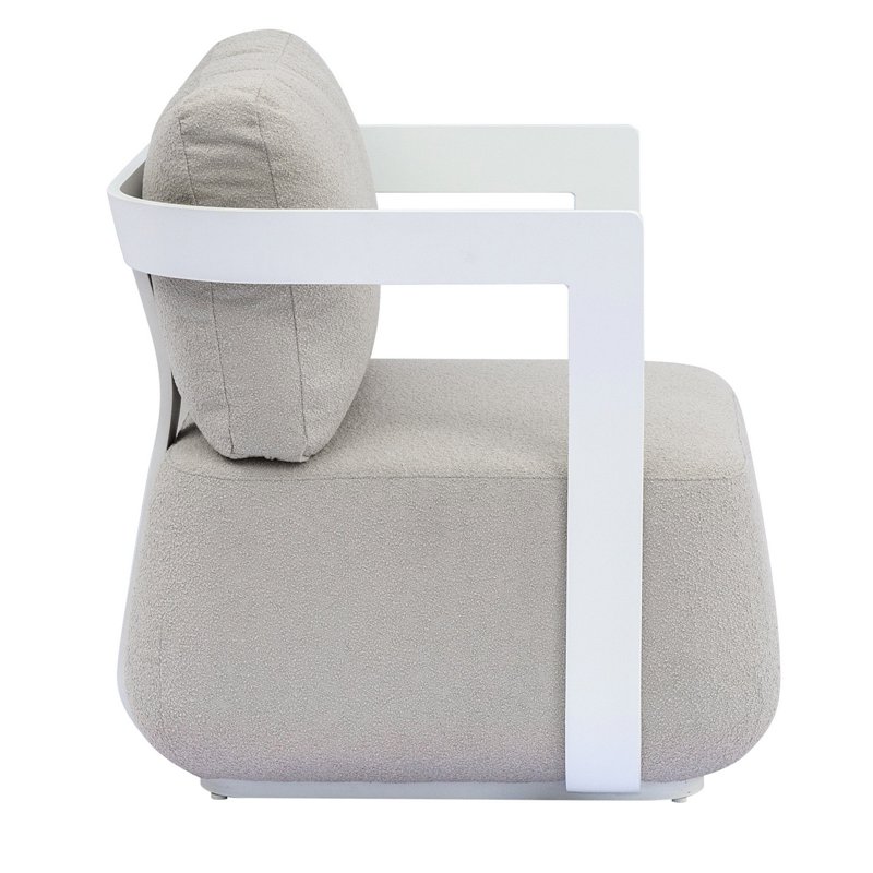 Greenwood Set Monaco In Alluminio - Bianco