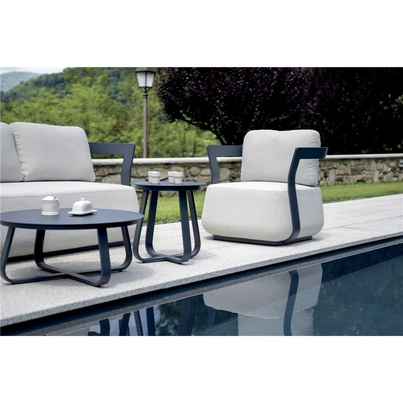 Greenwood Monaco Aluminum Lounge Set - Blue