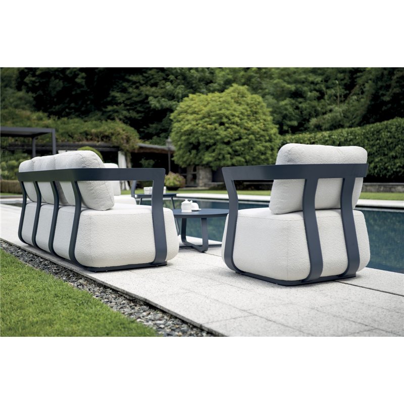 Greenwood Monaco Aluminum Lounge Set - Blue