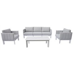 Greenwood Set Cannes In Alluminio - Bianco