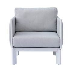 Set Cannes In Alluminio - Bianco