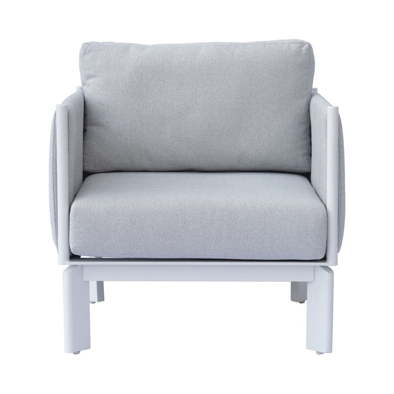 Greenwood Set Cannes In Alluminio - Bianco