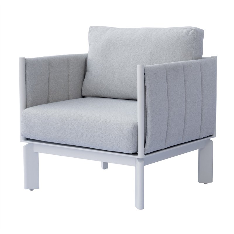 Greenwood Set Cannes In Alluminio - Bianco