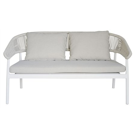 Greenwood Set Cap-Ferrat In Alluminio - Corda Bianca - Bianco