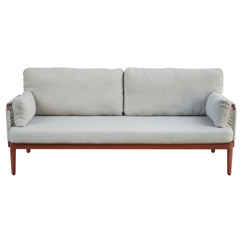 Greenwood Set Bandol In Alluminio - Corda Beige - Rosso