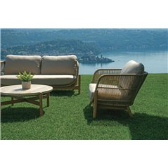 Set Lamezia In Acacia Fsc - Finitura Color Teak