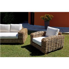Set Bangalore In Rattan Gigante Naturale