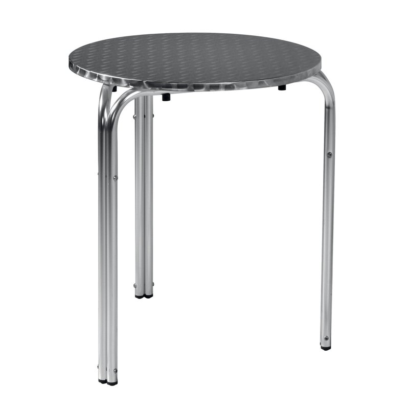 Greenwood Aluminum and Steel Garden Table Ø60 cm with Three Legs Greenwood Aluminum and Steel Garden Table Ø60 cm with Three Legs