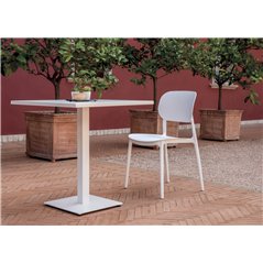 Sedia Enna In Polipropilene Con Fibra Di Vetro  - Bianco