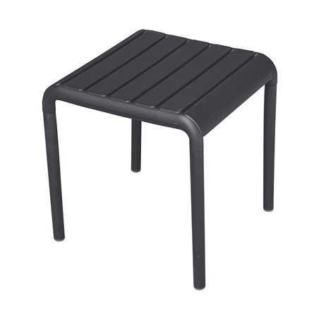 Tavolino In Polipropilene Con Fibra Di Vetro 45x45 cm - Antracite