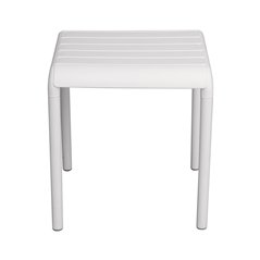 Tavolino In Polipropilene Con Fibra Di Vetro 45x45 cm - Bianco