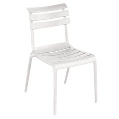 Sedia Olbia senza Braccioli In Polipropilene Con Fibra Di Vetro - Bianco