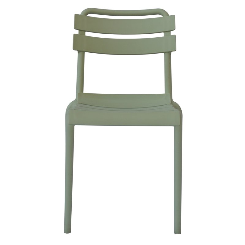 Greenwood Sedia Monza In Polipropilene Con Fibra Di Vetro - Verde