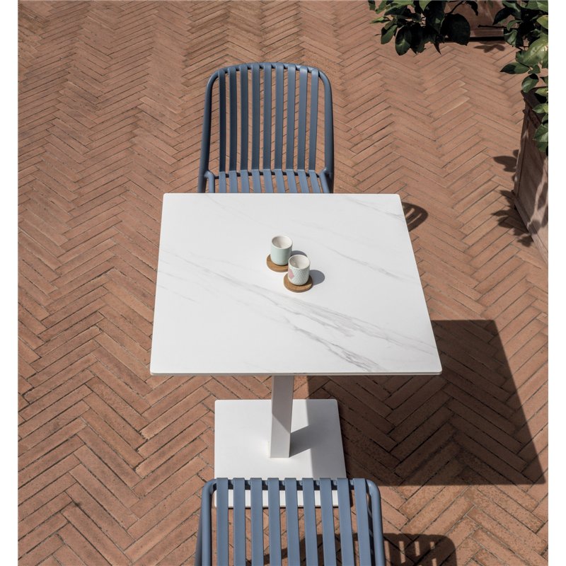 Piano In Gres 70x70 cm - Marmo Bianco Greenwood