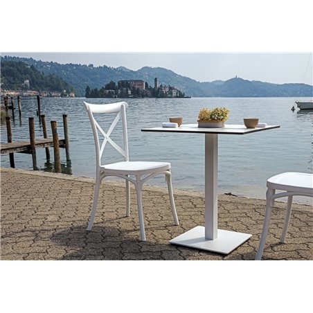 Greenwood HPL Top 70x70 cm - Marble