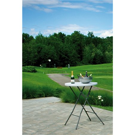 Tavolo da Giardino Alto Catering In Polietilene Ø80 cm Greenwood