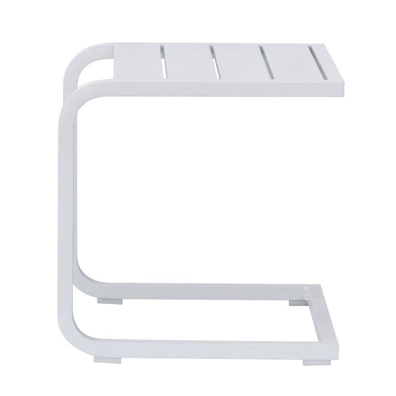 Greenwood Tavolino In Alluminio - Bianco