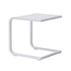 Greenwood Tavolino In Alluminio - Bianco