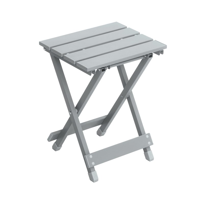 Greenwood Tavolino In Alluminio - Silver - Pieghevole