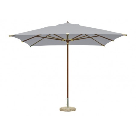 Ombrellone da Giardino In Legno 3x2 mt Grigio - Legno - Serie Extra Greenwood