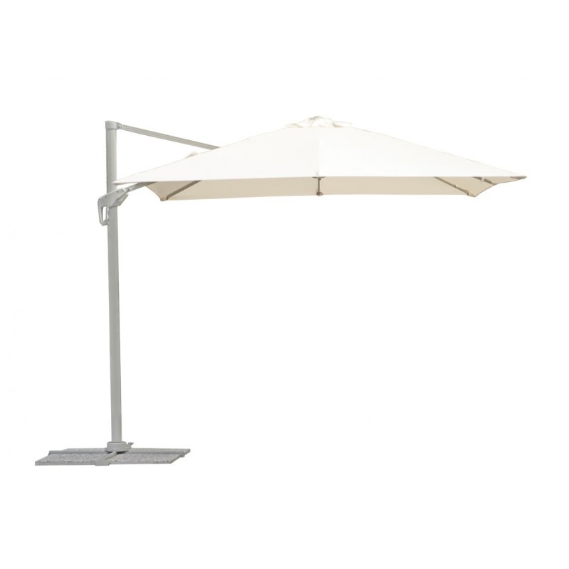 Ombrellone da Giardino Colorado In Alluminio con Palo Laterale 3x4 mt Ecru' - Creta Greenwood