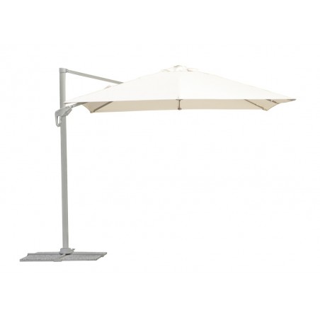 Greenwood Ombrellone Colorado In Alluminio con Palo Laterale 3x4 mt Ecru' - Creta
