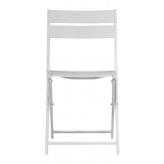 Greenwood Lucca Aluminum Garden Chair - White - Folding