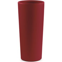 Vaso Clou Tondo con cache-pot 65 cm Rosso FINE SERIE