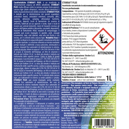 Etokraft Stocker Plus Mosquito Insecticide 1 L PMC