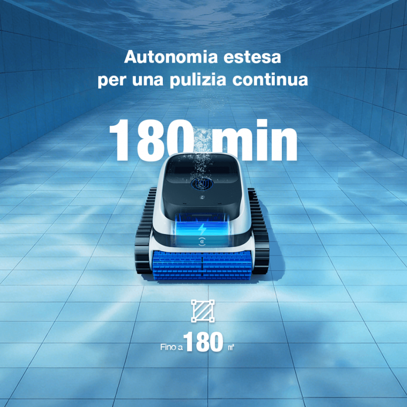ECOVACS ULTRAMARINE P1 Cordless Automatic Pool Cleaning Robot ECOVACS ULTRAMARINE P1 Cordless Automatic Pool Cleaning Robot
