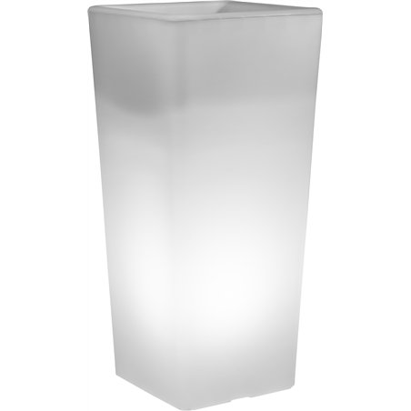 Vaso Clou Luminoso Quadrato Con Cache-Pot