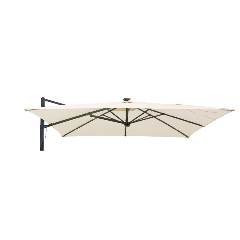 Copertura di Ricambio Ecru' per Ombrellone da Giardino Florida 3x3 mt E5011 E5023  Greenwood