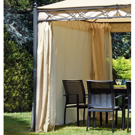 Set Tende Laterali per Gazebo 3x3 mt GAZ371 Greenwood