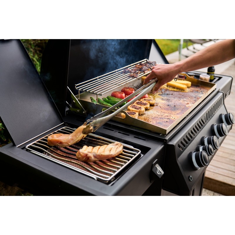 Napoleon Gas Griddle PLANCHA ROGUE PRO  PHANTOM 30 with SIZZLE ZONE code RP30SIB-PK