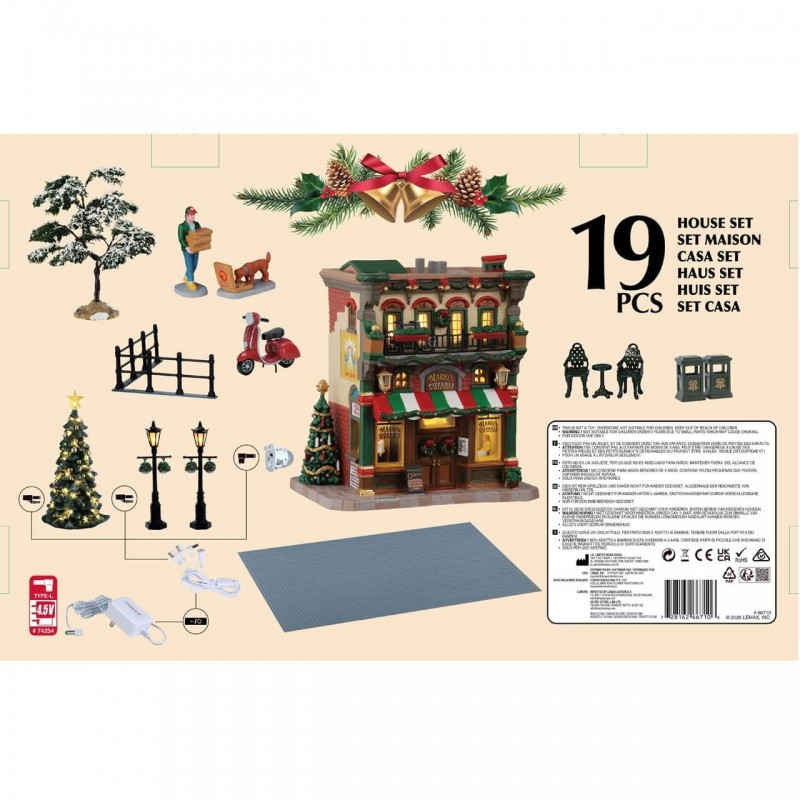 Mario'S Pizzeria & Bistro Set con Alimentatore 4.5V Cod. 66710