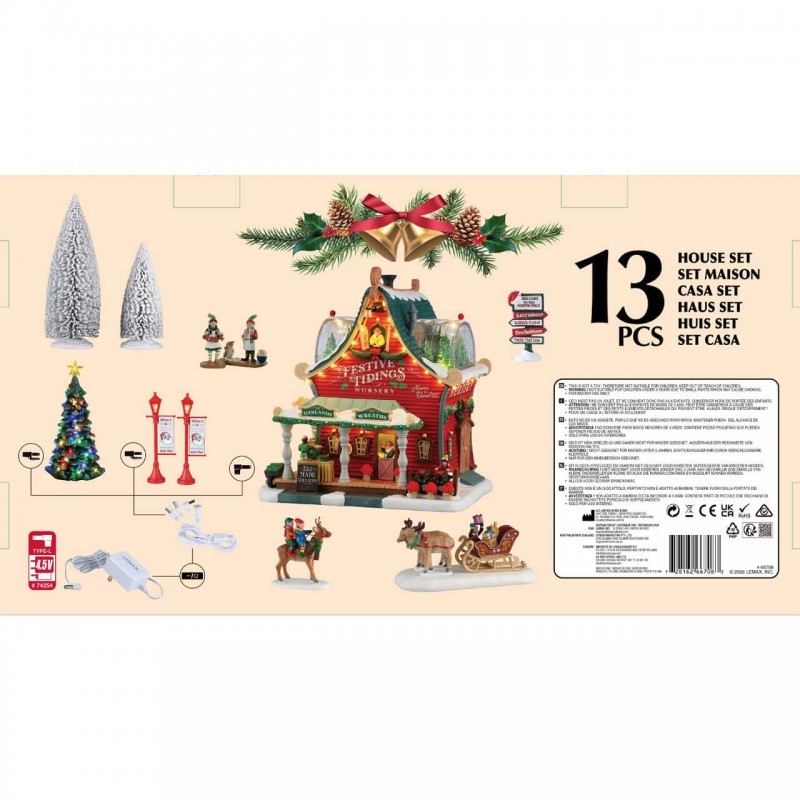 Festive Tidings Nursery Set con Alimentatore 4.5V Cod. 66708