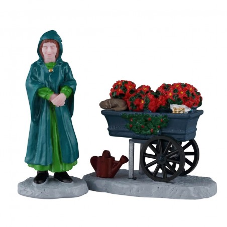 Floral Street Vendor Set Of 2 Cod. 62637