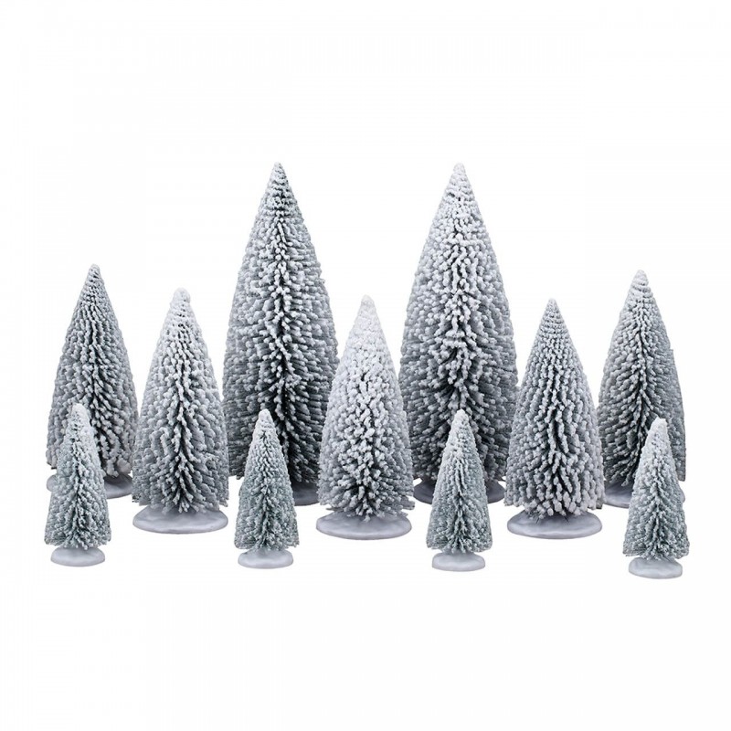 White Pine Trees Set Of 11 Cod. 64687