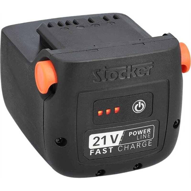 Stocker Geyser Nebulizzatore E-25 MI 21V Verde + 1 Batteria 2.6 Ah 21 V + Caricabatterie doppio 21 V