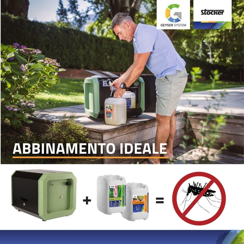 Geyser Stocker PRO Complete Kit Professional Automatic Mosquito System up to 3600 m2 Geyser Stocker PRO Complete Kit Professional Automatic Mosquito System up to 3600 m2