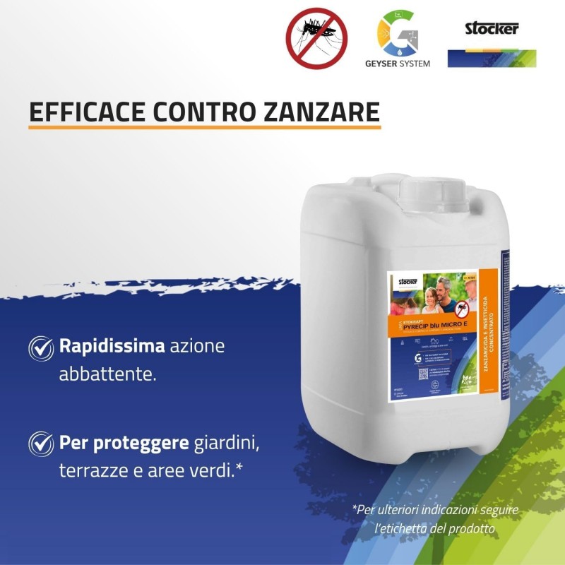 Geyser Stocker PRO DUAL Complete Kit Professional Automatic Mosquito System 7200 m2